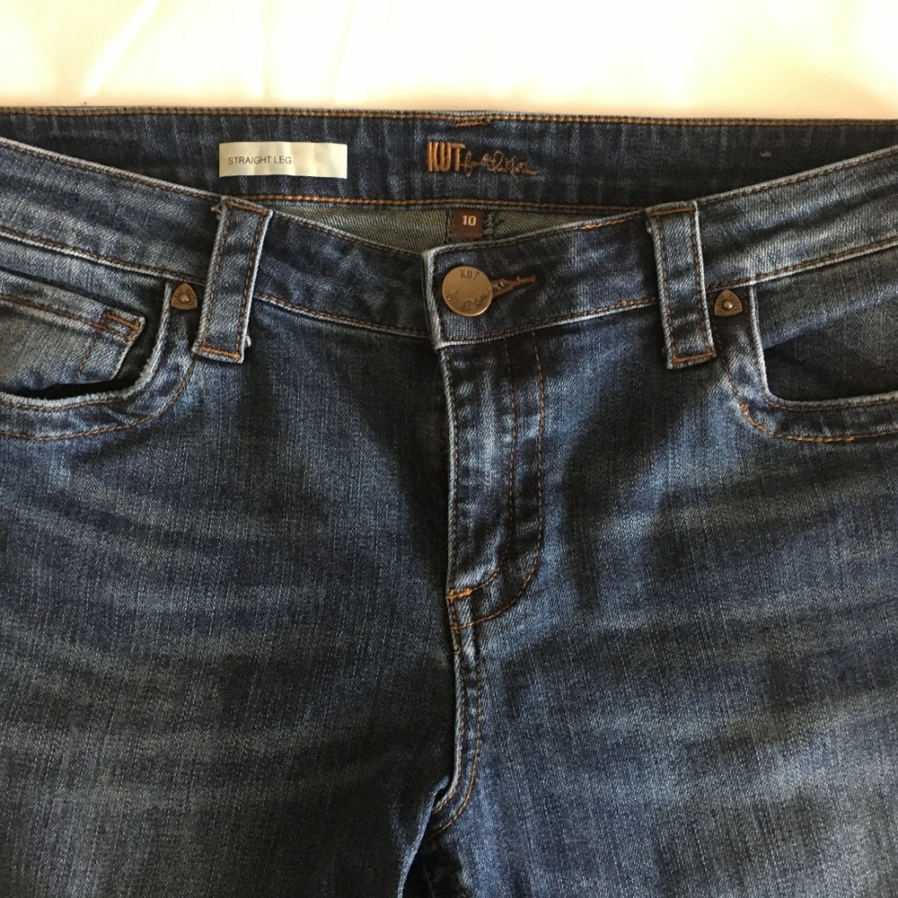 Kut from the Kloth Straight Leg Jeans Size 10